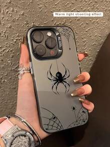 Ốp điện thoại chống sốc in hình nhện thời trang Halloween 1 chiếc, tương thích với iPhone 11/12/13/14, 11Pro Max/12Pro Max/13Pro Max/14Pro Max, XR, 15/15Pro/15Pro Max, và Galaxy A05/A15/A25/A35/A53/A54/A55/S23/S24 - Nhiều màu - Xem 3