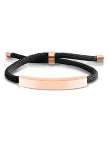 1 Stück Armband nach Maß aus Edelstahl, Geschenke für Feiertage, Titan-Stahl in Schwarz, Gold, Roségold, stilvolle, schlichte, einfache, lässige, unisex Herbstmode, personalisiert, einzigartig, ideale Geschenke für ihn, Freundin, Mutter, Familie, Freunde, Tochter, sie, Freund, Vater, Sohn, Großeltern zu Jahrestagen, Geburtstagen, für den täglichen Gebrauch, für den Abschlussball, Muttertag, Valentinstag, Abschluss, Hochzeit, Vatertag, personalisierte Mode-Wort-Armbänder, lässiger Straßen-Chic