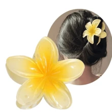 Piranha Large Flower Hair Clip Beach Summer Multicolored. - 彩色 - 查看 3