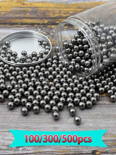 100/300/500 piezas/paquete Bolas de acero inoxidable de 6 mm (0.24 in) para , caza, materiales industriales, cojinetes de bicicleta, bolas endurecidas de precisión pulidas con espejo