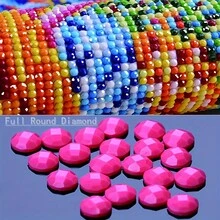 1 bức tranh kim cương tròn nhiều màu DIY họa tiết con ếch thêu chữ thập treo tường trang trí, thích hợp cho người mới bắt đầu và người yêu thích thủ công, đồ trang trí thiết yếu cho phòng khách, phòng ngủ, phòng học và các không gian trong nhà khác - Nhiều màu - Xem 6