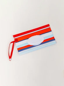 1 件便携式纸巾收纳袋，带翻盖和抽屉式包装的湿巾分配器，可重复使用的旅行湿巾袋，适合夏季海滩旅行，适用于家庭厨房卧室客厅餐厅、家居装饰配件、装饰盒、女性婚礼礼物、夏季旅行节日必备品