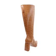 Croco Women's Boot With Thick Heel Geometric 7.5cm Thin Toe Luxury Comfortable Non-Slip - Unta - View 4