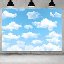 1 pièce, arrière-plan polyvalent du ciel et des nuages pour la photographie, parfait pour les événements, les fêtes et l'utilisation en studio