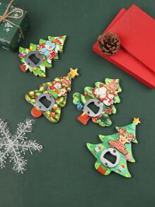 1 cái Nhựa Cây Giáng Sinh Dụng Cụ Mở Nắp Chai Trang Trí Từ Tính - Nhiều màu - Xem 2