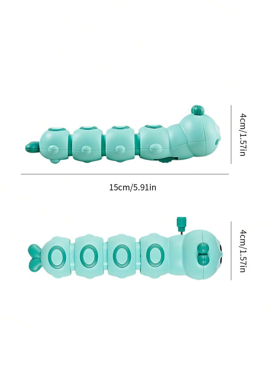 1pc Funny Clockwork Caterpillar For Children, Wind Up Caterpillar Swing