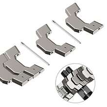 Brazalete de acero inoxidable compatible con correa de Apple Watch de 46 mm, 38 mm, 45 mm, 41 mm, 49 mm, 44 mm, 40 mm, 42 mm para Apple Watch Ultra 10, 9, 8, 7, SE, 6, 5, 4, 3, 2, 1