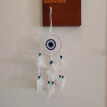 Một chiếc Dream Catcher treo trang trí nội thất Series Evil Eye, Trang trí nhà cửa, Trang trí phòng, Trang trí tường - trắng - Xem 6