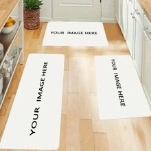 1 pezzo Tappetino da bagno personalizzato con immagine, resistente alle macchie, soffice tappetino da cucina antifatica, tappetino passatoia antiscivolo per casa e lavandino