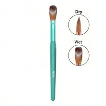 丙烯酸指甲刷套装 - 丙烯酸指甲刷，适用于丙烯酸粉末系统，彩色指甲刷，适用于丙烯酸应用，美甲粉延伸和雕刻