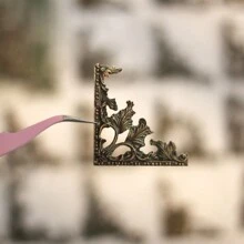 Bộ 24 miếng dán khung rỗng tự dính kiểu cung điện Pháp cổ điển, dùng trang trí sổ lưu niệm, sổ kế hoạch, đồ dùng học tập. - Nhiều màu - Xem 7