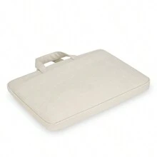 2024 新款 PU 笔记本电脑包，带拉链开口，适合 14 英寸/ 15 英寸/ 15.6 英寸/ 16 英寸笔记本电脑，男女通用设计教室笔记本电脑内胆包电脑包旅行笔记本电脑保护套笔记本电脑包学校笔记本电脑包女士教师平板电脑包公文包大学电脑包宿舍 - 黑色 - 查看 7