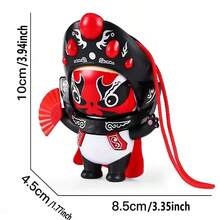 1 件熊猫变脸娃娃川剧变脸娃娃民族文化纪念品手工小礼物搞笑玩具脸部彩绘、圣诞节 - 彩色 - 查看 4