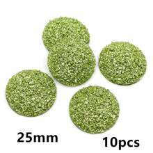10pcs 20/25mm Flat Back Resin Cabochon Beads, Suitable For Bracelet, Earrings And Other DIY Jewelry Making Accessories - Resin Cabochon - View 20