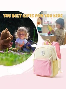 Mochila para niños y niñas de 2 a 8 años, 10L, mochila para preescolar y jardín de infantes, mochilas lindas para niñas, mochilas para niños, bolsas escolares ligeras, mochila para preescolar, bolsa para guardería y escuela para niños pequeños, mochila impermeable para primaria, múltiples colores disponibles