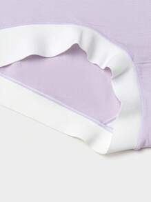 Balabala Tween Girls  Briefs, 2024 New Style, Simple And Comfortable, Three-Pack Set - Red - View 6