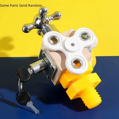 Children's Busy Board Tidiga pedagogiska leksaker, Kids Lock & Key Intelligence Building Montessori-inlärningshjälpmedel, Busy Board, Activity Cube, Montessori, Pre K-leksaker, Baby Busy, Kids Stepping Stones