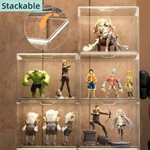 Lifevilion Clear Display Case Dustproof Storage Bins Containers Organizer Bag Show Box For Figures/Toys/Collectibles/Gundam/Car Model - Trong sáng - Xem 3