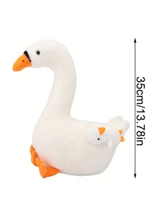 Juguetes de pato de peluche suave, animales de peluche rellenos con 2 patos - Pato grande con 2 patitos de peluche pequeños - Juguetes de peluche de pato para niños - Juguete de pato y patito - Muñecas de peluche fantasma - Regalo para amantes de los patos - Regalos de cumpleaños para niños, decoración de habitación - Multicolor - Ver 12