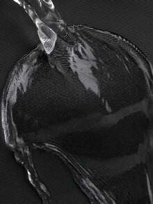 多层尼龙手提包，大容量斜挎包，防水轻便旅行单肩包 - 黑色 - 查看 11