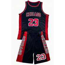 Adult Men's Sports Set Basketball T-Shirt With Shorts - Silver - View 3