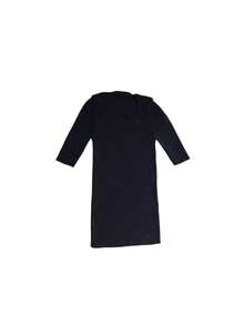 Princess Ribbed Modal Blouse - 黑色 - 查看 1