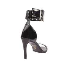 Women's Sandal Thick Strap Ankle Buckle Party Comfort Open Heel 9.5cm Thin Round Toe - màu đen - Xem 3