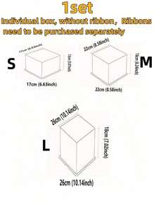 1 conjunto Caixa de bolo transparente de camada única (exceto fita), caixa de embalagem de alimentos, caixa de embalagem transparente em PVC, adequada para caixa de presente de decoração de bolo de aniversário e casamento - Branco - Visão 2