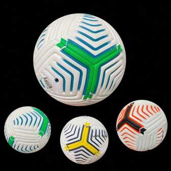 尺寸5抗滑PU足球，適用於比賽、訓練、成人和學生，機縫，適用於室內和室外使用
