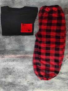 One-Size Men's Pajama Set With Different Prints (28 To 34) - Light Grey - View 3