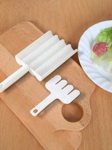 1 套创意厨房肉丸塑形模具、虾酱制作器、肉丸成型工具、肉丸勺、肉馅用具 - 白色 - 查看 2