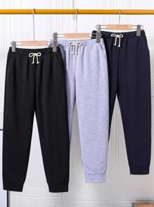 3pcs/Pack Boys' Casual Sweatpants