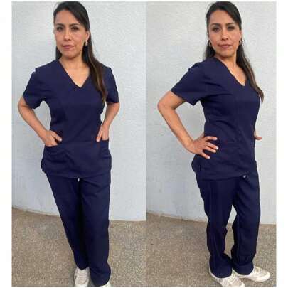 Pijama Hospitalar Cirúrgico GABARDINE, Scrub, Privativo e Uniforme Enfermagem Acinturado