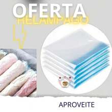 Saco A Vácuo Organizador Não Precisa De Bomba P M G Reutilizável  Organizador Edredom Cobertor Roupa Multiuso Universal Não Precisa de Aspirador