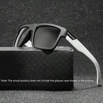 1 Pair Unisex Retro Square Black & Colorful Mirrored Polarized Fashion Glasses - Luxury Brand Designer Glasses, Classic Fashion Glasses For Men And Women Driving Fishing Sports Cycling Motorcycle Hiking Street Travel Fashion Eyewear With (Note: Eyeglass Case Not Included) For Summer Beach Vacation,Outdoor,Travel