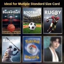 100pcs Transparent Card Sleeves For Card Collectors, 35pt, 55pt, 75pt, 100pt, 130pt - Transparent - View 6