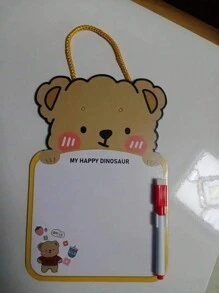 1 pieza Pizarra de dibujo borrable con cuerda de colgar enviada al azar (estilo/color/accesorios aleatorios), de vuelta a la escuela - Multicolor - Ver 8