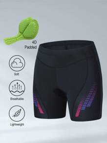 BEROY Women's Padded Bike Shorts Cycling Underwear 3D Gel Padded Lightweight Comfortable Biking Bicycle Biker Undershorts