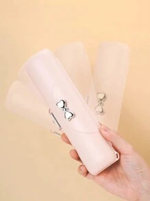 Set Sendok, Garpu, dan Sumpit Stainless Steel Gaya Korea 3 Buah, Peralatan Makan Praktis untuk Pelajar dan Penggunaan di Luar Ruangan, Dekorasi Pita, Dapur, Hadiah Natal, Perlengkapan Sekolah - MultiWarna - View 5
