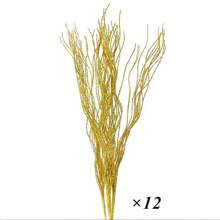 12 件圣诞树人造闪光浆果茎饰品闪光树枝家居节日圣诞派对装饰用品，圣诞节 - 彩色 - 查看 14