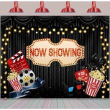 1 cái, Phông nền đêm xem phim cho tiệc sinh nhật Chủ đề phim hiện đang có Phông nền chụp ảnh thảm đen và đạo cụ trong studio Lễ trao giải tiệc hóa trang cho tiệc phim Nền chụp ảnh - Nhiều màu - Xem 5