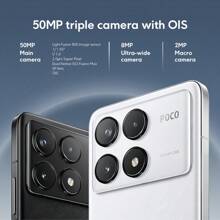 Xiaomi Mi POCO F6 Pro Global Version Smartphone NFC Flagship Snapdragon® 8 Gen 2 Smart 120W HyperCharge Massive 5000mAh (Typ) Battery 50MP Triple Camera With OIS Capture Clearer Images With The Light Fusion 800 Image Sensor WQHD+ 120Hz Flow AMOLED Premium Design With Metal Frame In-Screen Fingerprint Sensor AI Face Unlock Powered By Mi HyperOS - White - View 7