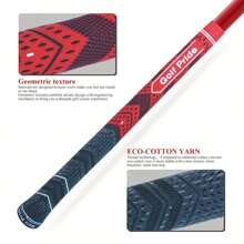 13pcs Golf Grips Pride MCC Plus 4 Golf Club Grips Grey Blue Red 60R Grips, Golf Accessories - 紅色 - 查看 3