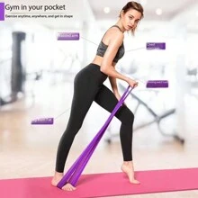 3 cái/bộ Dây kháng lực Yoga, Dây kháng lực cao su thể dục, Tập kéo giãn Thiết bị tập Yoga Pilates Thích hợp cho tập luyện tại nhà hoặc tập thể dục, Để tăng cường cơ, ngực, chân - Nhiều màu - Xem 4