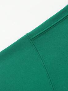 Balabala 女童长袖运动衫，2024 年秋季款式，宽松版型，适合男孩和女孩 - 綠色 - 查看 3