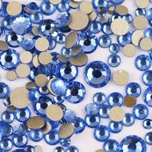 2-6 毫米,6 种尺寸混合,1440 件/包,闪亮金色、银色背面、平底水晶非热修复水钻钻石艺术珠水钻 DIY 美甲装饰饰品宝石用品 - 混尺寸 - 查看 35