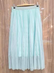 Imported Women's Fashion Tulle Skirt - 薄荷綠 - 查看 1