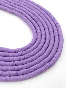 1 szt. 350 szt. 6mm Multicolor miękka glina płaskie okrągłe koraliki dystansowe DIY ręcznie robiona bransoletka naszyjnik akcesoria rzemieślnicze zestaw materiałów eksploatacyjnych, prezent świąteczny