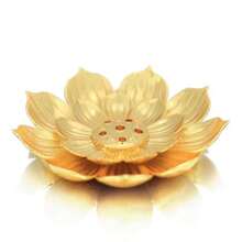 Support à encens pour bâtons, brûle-encens, cendrier détachable en forme de lotus pour la décoration de la maison, accessoires de parfum pour le yoga et le SPA