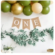 One Banner,NO-DIY One High Chair Banner First Birthday Boy Girl,First Birthday Banner Sign Decoration,1st Happy Birthday High Chair Banner For Baby Photo Props Party Decor Indoor Outdoor